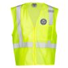 Unisex Single Pocket Zipper Mesh Vest Thumbnail